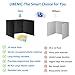 Black 24-Pack Desk Dividers for Students, Waterproof Durable Plastic Study Carrel Dividers, Easy to Clean, Privacy Classroom Shield Folder Boards for Student Desk