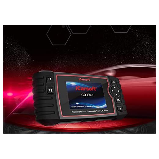 iCarsoft CR Plus OBD2 Test Diagnóstico Auto Error de Equipo de impresión antilectura Dispositivo