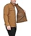 Levi's Men's Washed Cotton Two Pocket Military Jacket (Standard and Big & Tall), Worker Brown, 3X Big