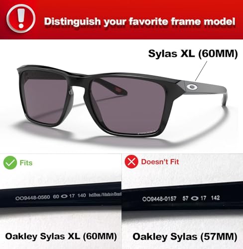 Image of Polarized Replacement Lenses for Oakley Sylas XL Sunglasses OO9448