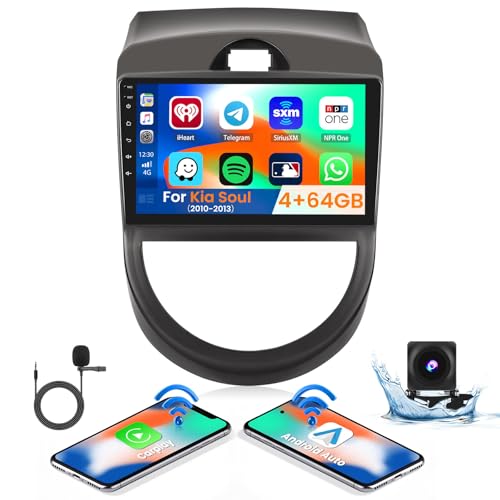Inefala 4GB 64GB Stereo for Kia Soul 2010 2011 2012 2013 CarPlay Radio 8 Core Android 13 Head Unit Backup Camera IPS 9 Inch Touchscreen GPS DSP 59UI -  Inefala-A7900A3453H1MI2US53-C888