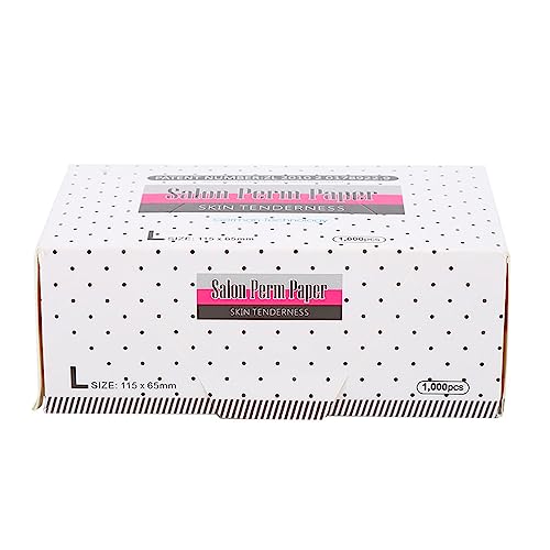 Bigoudis Cheveux, Permanente Cheveux Boucle Kit, Motifs en maille avec une forte perméabilité Bigoudis Papier Permanent pour la coiffure