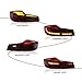 LZGBMNB Car Tail Light for BMW G30 F90 M5 5 Series 2018 2019 2020, Rear Tail Lights Fog Light Brake Lamp Turn Signal Light Taillight Assemblies Replacement Accessories