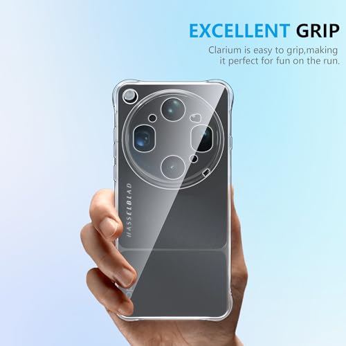 Image of Bumper Back Cover Case Transparent for Oppo Find X9 Ultra 5G|Four Corners Protection|Camera Protection Back Cover Case for Oppo Find X9 Ultra 5G -Transparent