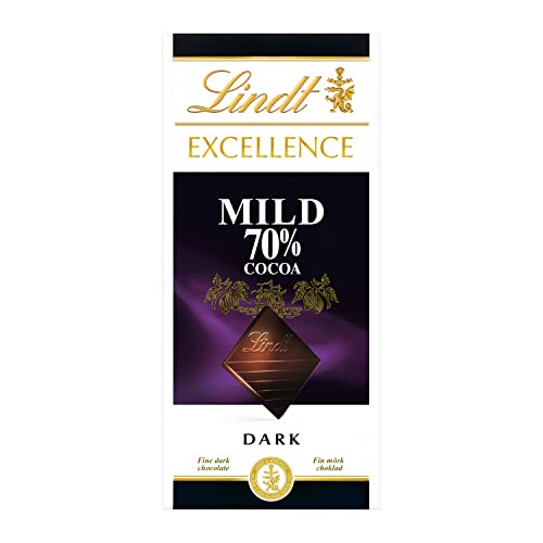 Lindt Excellence Mild 70% Cocoa Dark Chocolate 100 g