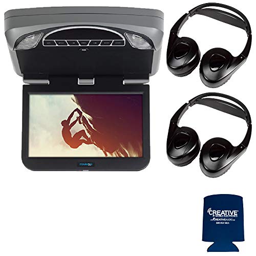 Audiovox Overhead Mobile Video Mtgbavx10 10.1" High Def System With Dvd And Hdmi With 2 Pair Of Headphones #TOP9