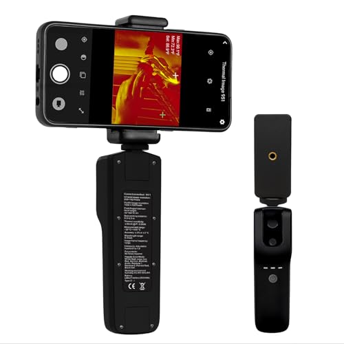 BTMETER Thermal Camera, 256x192 IR Resolution Thermal Imaging Camera with WiFi for Android &amp; iOS, for Home/Industrial HVAC, Electrical &amp; Automotive Inspection (-4°F to 1022°F) BT-951B