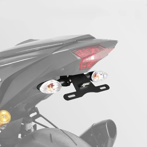 バイク用 フェンダーレスキット ヤマハ YZF R3 YZF R25 MT-03 MT-25 専用 スチール、ブラック(塗装仕上げ)