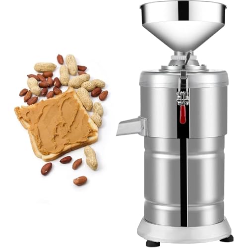 Electric Grain Mill Grinde,Commercial Soy Milk & Nut Butter Maker Combo,for Home Kitchen or Milk Tea Store,for Tofu, Dried Bean, and Sesame Paste