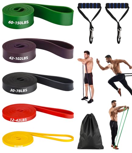 Resistance Bands, Widerstandsband Krafttraining, Resistance Bands Set mit 5...