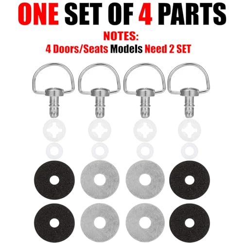 Image of UTV X3 Roof Pins /Clips Quick Release Bolts Hardware for Can Am X3 / X3 Max 2017-2025 (Replace OEM#715003815 & 250100186)