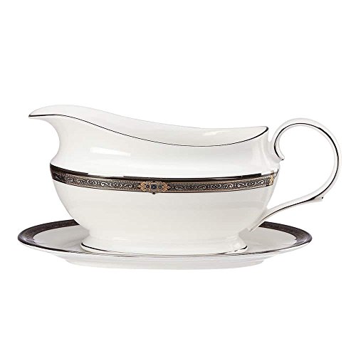Lenox Vintage Jewel Sauce Boat And Stand #TOP13
