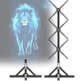 Ventilateur holographique 3D, projecteur holographique 3D, affichage publicitaire, machine publicitaire verticale, projection holographique rotative, prise en charge du haut-parleur Bluetooth,PD45