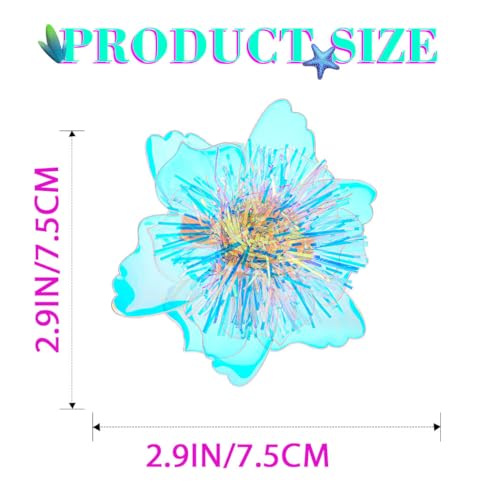 Pinzas de Pelo Flores LED Pack de 2 miniatura 4