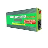 Onduleur intelligent double tension 7000 W Puissance de crête Écran LCD Surveillance Multi-protection Double ports USB Compatibilité 12 V-72 V.