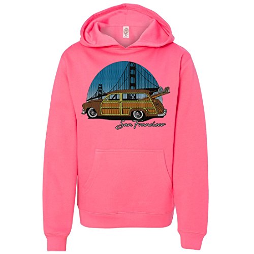 Dolphin Shirt Co San Francisco Knit Style Woody Premium Youth Sweatshirt Hoodie