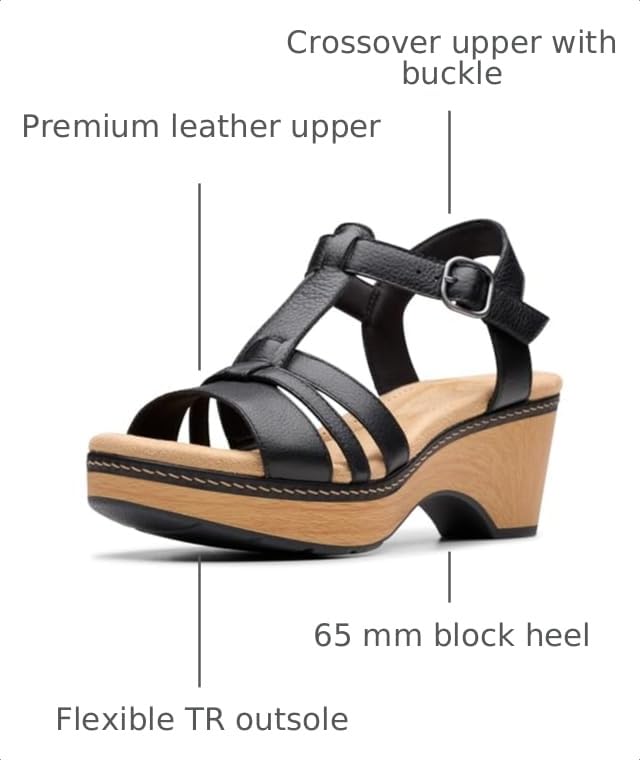 Image of Clarks Women's Seannah Madi Heeled Sandal