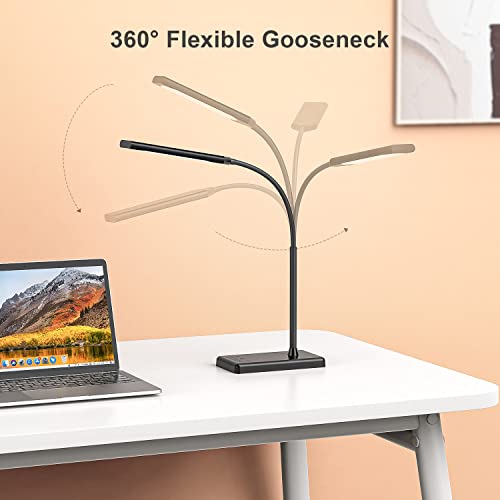 LINTYLE LED Desk Lamp for Office Home with Wireless Charger - image 5