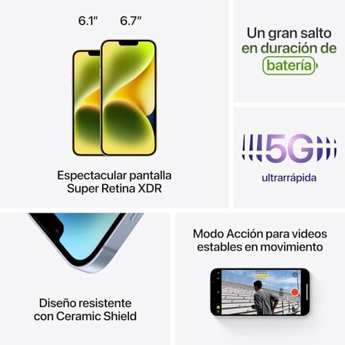 Image of Apple iPhone 14 Plus, 128GB, Yellow - Unlocked (Renewed Premium)