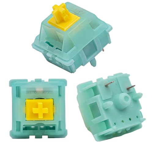 Gateron Jade Series Jade Yellow Pro V3 jAL[{[hXCb` 5s 55gf ς݃Q[~OL[{[hXCb` ׂĂMXJjJL[{[hɑΉ (72AWFChCG[)