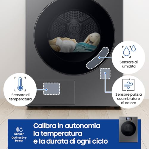 Foto Samsung Asciugatrice Bespoke AI DV90F09F4S/U3 5