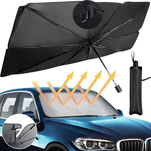 Miss Rose - Parasol para Auto Parabrisas -Cubre Sol para Auto,Protector Solar para Ventana Delantera para Rayos UV,para Sol Automovil Parabrisas,Protección...