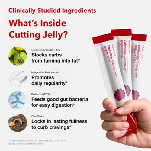 Image of FOODOLOGY Coleology Cutting Stick Jelly (Pomegranate), 30 Sticks