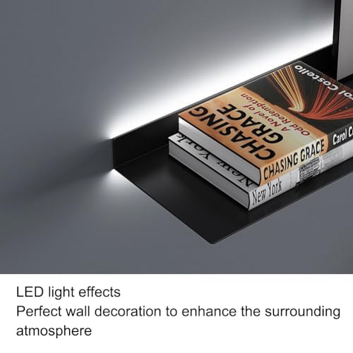 Étagères murales flottantes à LED pour optimiser les petits espaces sombres