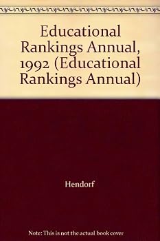 Hardcover Educational Rankings Annual, 1992 (Educational Rankings Annual) Book