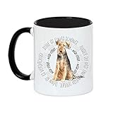 siviwonder Tasse Circle - Welsh Terrier - Watercolor Dogs Hundemotiv Fun Kaffeebecher