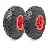 2 Ruote 3.00-4 Complete X CARRELLINO Cerchi GOMME Pneumatici 260X85 COPERTONI Carrello Portapacchi