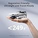 DJI Mini 4K Fly More Combo, Drone with 4K UHD Camera for Adults, Under 249 g, 3-Axis Gimbal Stabilization, 10km Video Transmission, Auto Return, 3 Batteries for 93-Min Max Flight Time, QuickShots