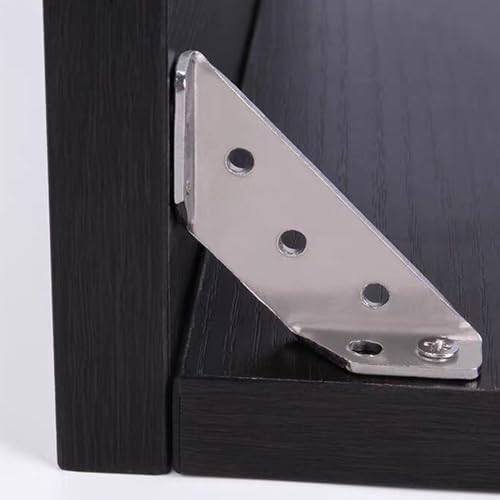 Suporte de canto angular, suportes de canto para - Conjunto de suportes triangulares de suportes de