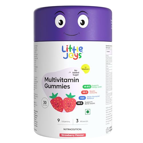 Image of Little Joys Multivitamin For Women | 30 Day Pack | With Vitamin C, E, A, B12 D3 & B6 | Biotin, Iron, Zinc & Potassium | Boosts Immunity, Supports Bone Health & Maintains Energy Levels
