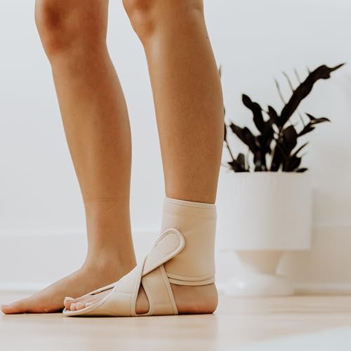 Drop Foot Brace, AFO, AFO Foot Drop Brace, Foot Drop Brace for Walking, AFO Brace, Drop Foot Brace for Walking, Foot Support Brace, Foot Drop Brace for Sleeping (Left- One Size)