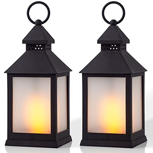 Hn Haiinaa Vintage Decorative Fire Lantern With Timer, Flame Effect Led Lanterns For Indoor Outdoor Table Patio Party Garden Christmas Home Decor(2 Pack) #TOP4