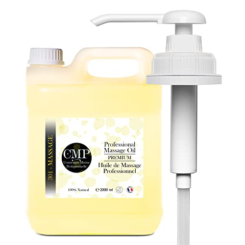 Olio da Massaggio Professionale Corpo + Dispenser GRATIS. Formato economico. IL MASSAGGIO CHE STAVATE ASPETTANDO. Terapia del Legno, Aromaterapia, Fisioterapia. SPA. Olio per Massaggi - 2000 ml 2 L