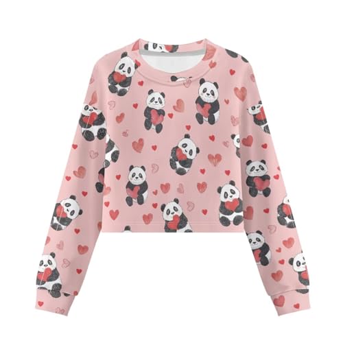 Crop Tops for Kids Long Sleeve Shirts for Girls Cute Sweatshirts Fall Fashion Outfits2