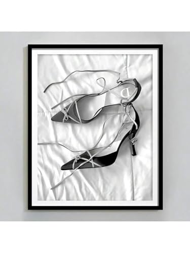 Décoration murale rétro avec l'affiche photo monochrome TONGYINLI pour habiller un dortoir chic - 3