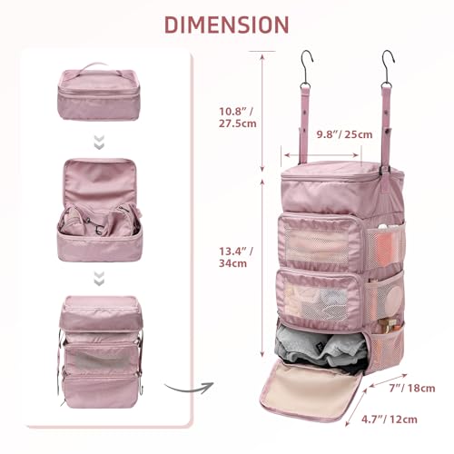 Sac de rangement multicouche à crochet pour optimiser votre placard - 3