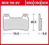 TRW Lucas Moto Bremsbelag Hyper Carbon Rennsportbelag mit NSR Technologie, ohne KBA und ohne ABE Zulassung, Packungsinhalt gem. Zeichnung bzw. Produktabbildung