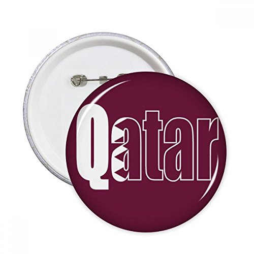 Vêtements décoration Qatar pins badge rond pour masquer un défaut ou personnaliser
