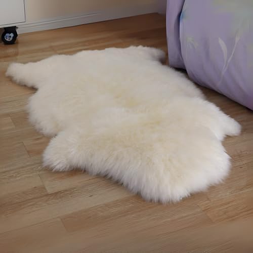Woolous Sheepskin Rug, New Zealand Large Genuine Natural Lambskin...