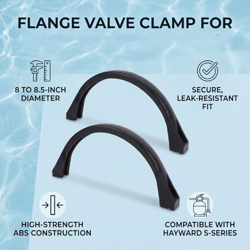 Dpofirs Flange Valve Clamp, Sand Filter Valve Clamp Assembly for Above Ground and In Ground Pool Filters with 8 to 8.5 Inch Replacement Parts by Dpofirs - Used condition - Image 4
