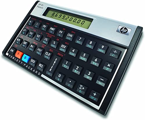 HP 12C Platinum Financial Calculator + WYNGS Protective Case Black - Thumbnail 3