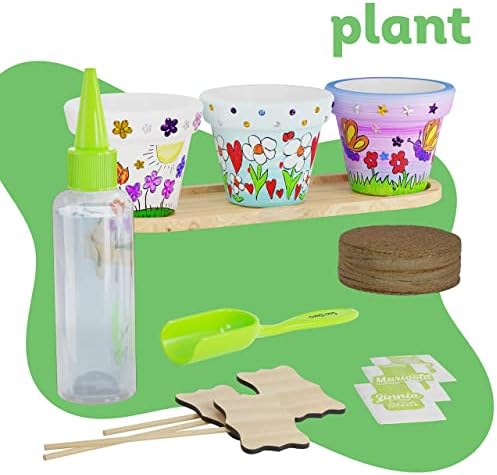 Cast, Paint & Plant Kit for Kids & Teens - Birthday Gift Ideas for Girls & Boys Age 8-14 Year Old Tween Girl Christmas - STEM Teenage Crafts Gifts Kits, Fun DIY Art Teen Projects - Casting & Gardening 6 41bXb9CVDjL. AC