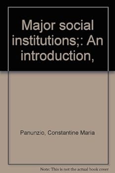 Unknown Binding Major social institutions;: An introduction, Book