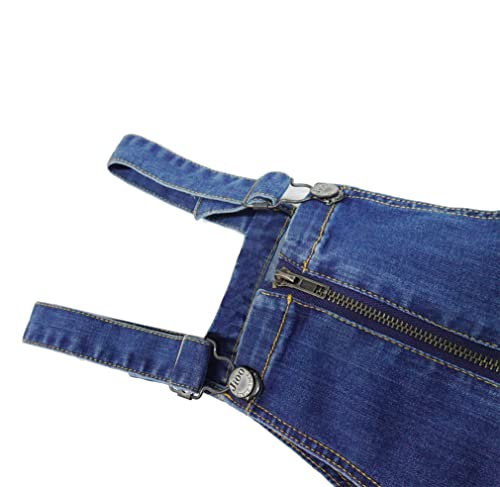 Kidscool Space Kids Boys Girls Adjustable Straps Zipper Design Denim Overalls,Blue,9-10 Years #TOP3
