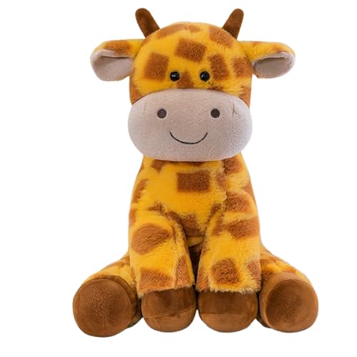 Kuscheltier Giraffe Plüschtiere Giraffe Süßes Kuscheltier Weiche Giraffe Spielzeug Puppe Geburtstagsgeschenk, Für kuschelecke Kinderzimmer Schlafzimmer Deko (23 cm)