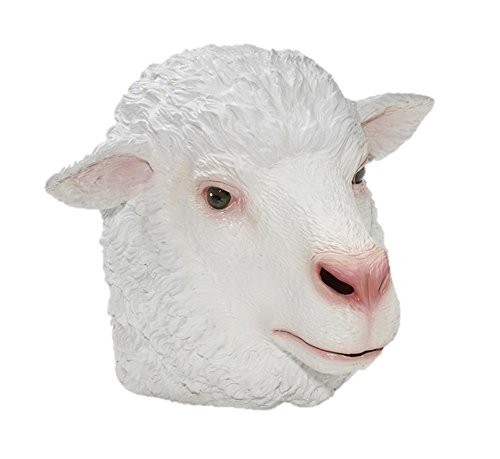 Forum Novelties Men's Adult Latex Sheep Mask, Multi Colored, One Size